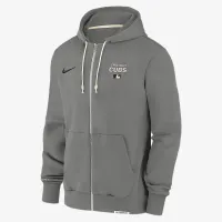Chicago Cubs Authentic Collection Travel чоловічі Nike Dri-FIT MLB Full-Zip Толстовка з капюшоном колір сірий