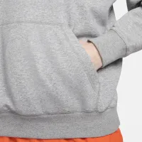Nike Club Fleece мужские French Terry Pullover Толстовка с капюшоном цвет серый