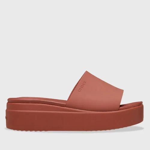 Шльопанці Crocs Brooklyn Slide 208728-2DT - Бежеві