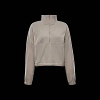 Nike One женская Therma-FIT оверсайз 1/2-Zip Fleece Top цвет коричневый