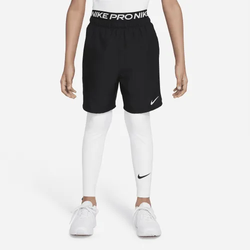 Nike Pro Dri-FIT Big дитячі (для хлопчиків) Tights колір білий
