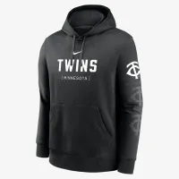 Minnesota Twins Fashion Club чоловічі Nike MLB Pullover Толстовка з капюшоном колір чорний