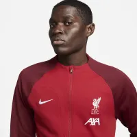 Liverpool FC Academy Pro чоловічі Nike Full-Zip Knit Soccer Куртка колір червоний