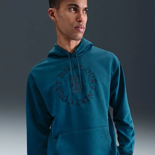 NikeCourt Heritage мужские Dri-FIT French Terry Tennis Pullover Толстовка с капюшоном синий