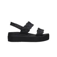 Шльопанці Crocs Brooklyn Woven Low Wedge 209977-060 - Чорні