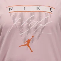 Nike Jordan Flight Heritage женская Graphic футболка (большие размеры) Pink