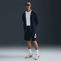 Nike Club чоловічі French Terry Alumni шорти блакитний