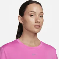 Nike One Classic жіноча Dri-FIT Short-Sleeve Cropped Top колір червоний