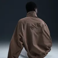 Nike Sportswear Collection женская оверсайз Twill 1/4-Zip Top цвет коричневый