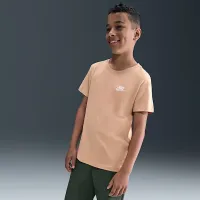 Nike Sportswear Big дитячі футболка колір коричневий