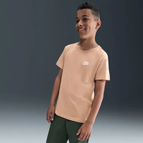 Nike Sportswear Big дитячі футболка колір коричневий