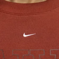 Nike Sportswear Phoenix Fleece женская Over-оверсайз Crew-Neck Graphic свитшот Orange