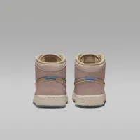 Nike Air Jordan 1 Mid Sneaker School Big детские Кроссовки синий