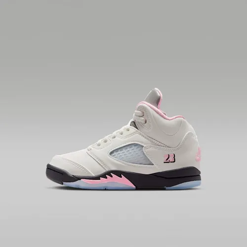 Nike Jordan 5 Retro Little дитячі Кросівки колір білий
