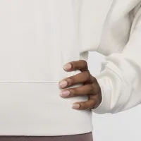 Nike Sportswear Phoenix Fleece женская оверсайз Cropped Crew-Neck свитшот цвет коричневый