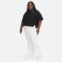 Nike Sportswear женская С высокой Талией Ribbed Jersey Pants (большие размеры) цвет белый