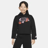 Nike Floral Fleece Little детские Graphic Толстовка с капюшоном цвет черный