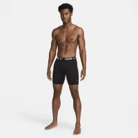 Nike Ultra Comfort чоловічі Dri-FIT Long Boxer Brief (3 пари) колір чорний