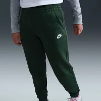 Nike Sportswear Club Fleece Big детские Joggers (Extended Size) цвет зеленый