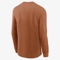Texas Longhorns Alternate Logo чоловічі Nike College Long-Sleeve футболка Orange
