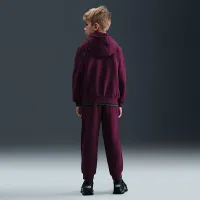 Nike Kylian Mbappé Little Kids 'Fleece Pullover Толстовка с капюшоном and Pants набор цвет красный