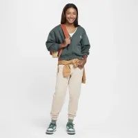 Nike Sportswear Club Fleece Girls' Cardigan цвет зеленый