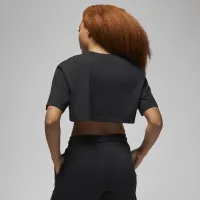 Nike Jordan Artist Series by Jordan Moss жіноча Super Cropped Tee колір чорний