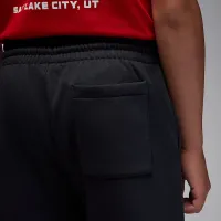 Nike Jordan Brooklyn Essentials Big детские Open Fleece Pants цвет черный