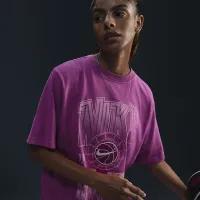 Nike жіноча Short-Sleeve баскетбольні футболка колір фіолетовий