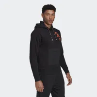 Кофта/футболка adidas Essentials BrandLove Fleece Толстовка з капюшоном HL9376 - Чорні