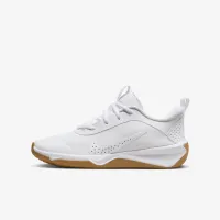 Nike Omni Multi-Court Big детские Indoor Court Кроссовки цвет белый