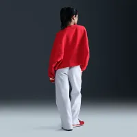 Nike Sportswear Phoenix Fleece женская Over-оверсайз Graphic Cardigan цвет красный