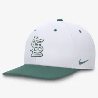 St. Louis Cardinals Bicoastal 2-Tone Pro мужские Nike Dri-FIT MLB Adjustable Hat цвет белый