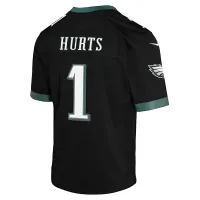 Jalen Hurts Philadelphia Eagles Big детские Nike Dri-FIT NFL Football Jersey цвет черный