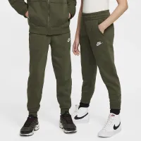 Nike Sportswear Club Fleece Big детские Tracksuit цвет зеленый