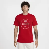 USA Premium Essential Icon мужские Nike футболка цвет красный