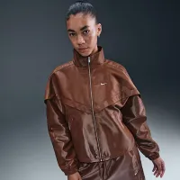 Nike Sportswear Windrunner женская Shine Куртка цвет коричневый