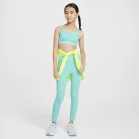 Nike One Girls' Sports Bra цвет зеленый