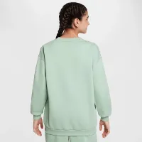 Nike Sportswear Club Fleece Big дитячі оверсайз світшот колір зелений