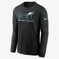 Philadelphia Eagles 2024 NFC East Champions Trophy Collection чоловічі Nike NFL Long-Sleeve футболка колір чорний