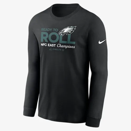 Philadelphia Eagles 2024 NFC East Champions Trophy Collection чоловічі Nike NFL Long-Sleeve футболка колір чорний
