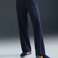 Nike Sportswear Chill Terry женская Mid-Rise French Terry Open-Hem Sweatpants синий
