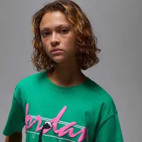 Nike Jordan MVP жіноча Graphic футболка колір зелений
