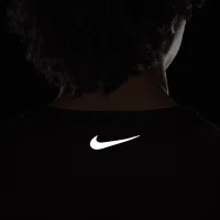 Nike Miler Flash чоловічі Dri-FIT UV Short-Sleeve Running Top колір чорний
