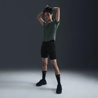Nike One Classic женская Dri-FIT Short-Sleeve Top цвет зеленый