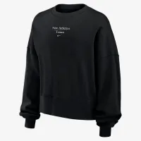 Nike NIke Phoenix Fleece женская Tennis Crew-Neck свитшот цвет черный