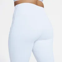 Nike Universa жіноча Medium-Support З високою талією 7/8 лосіни з кишенямиблакитний
