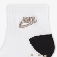 Nike Your Move Baby Gripper Socks (3 Pairs) Brown