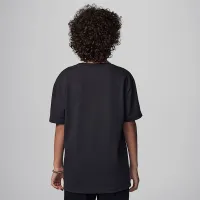 Nike Air Jordan Big детские Embroideцвет красный футболка цвет черный