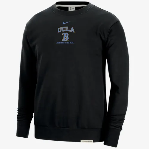 UCLA Standard Issue чоловічі Nike College Fleece Crew-Neck світшот колір чорний
